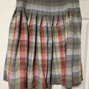 Vintage Highland Queen Reversible Plaid Skirt Made in Canada